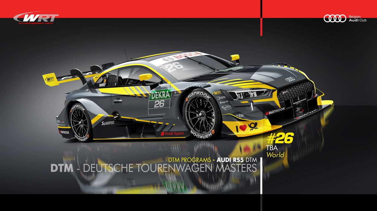 2019年DTMに投入されるチームWRT・アウディスポーツのアウディRS5 DTM
