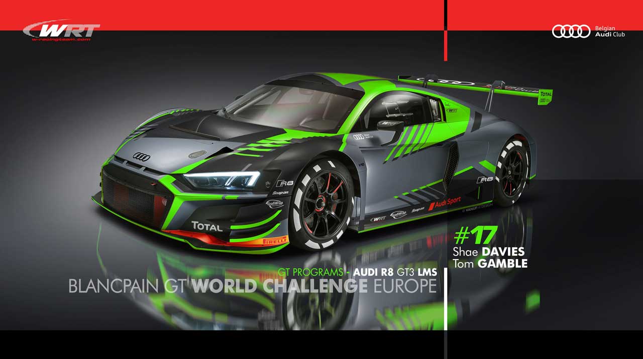 シェイ・デイビス／トム・ギャンブル組17号車アウディR8 LMS