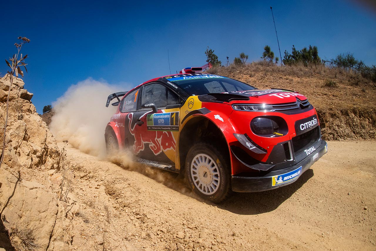 第3戦メキシコを制したセバスチャン・オジエ（シトロエンC3 WRC）