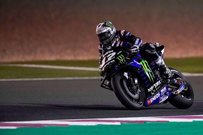 ポールポジションを獲得するも決勝は7位で終えたマーベリック・ビニャーレス(モンスターエナジー・ヤマハMotoGP)