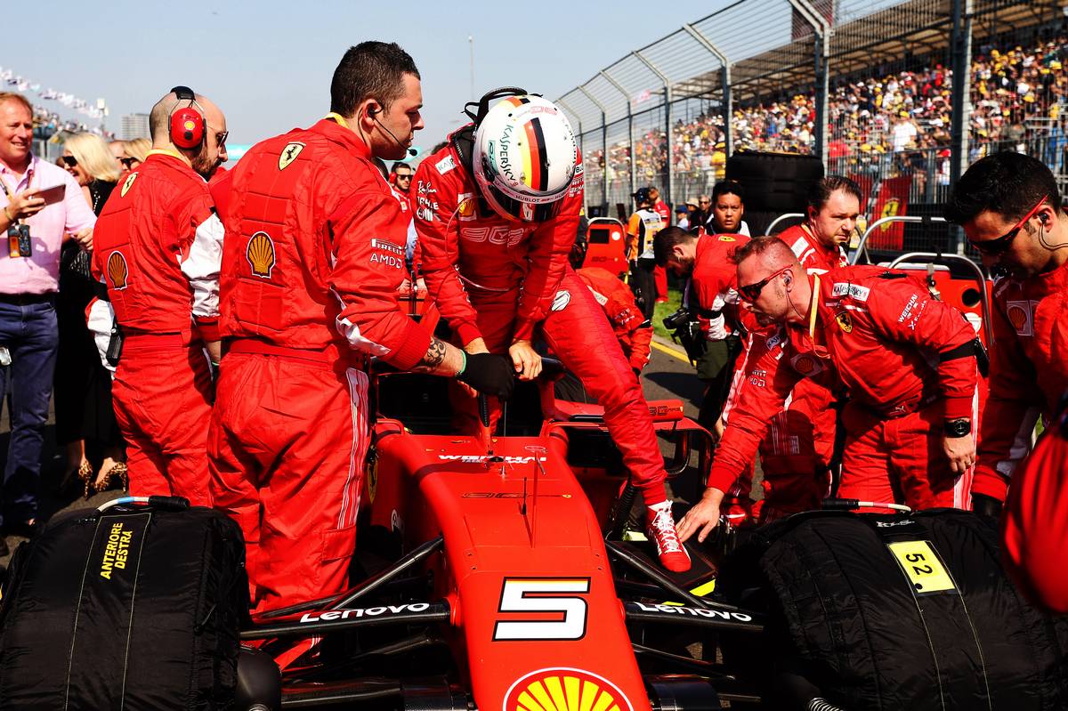 開幕戦オーストラリアGP　セバスチャン・ベッテル（フェラーリ）