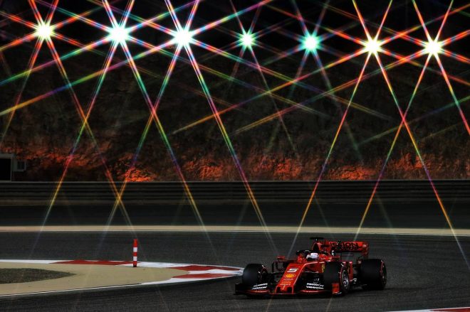 2019年F1第2戦バーレーンGP予選日　セバスチャン・ベッテル（フェラーリ）