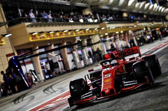 2019年F1第2戦バーレーンGP予選日　セバスチャン・ベッテル（フェラーリ）