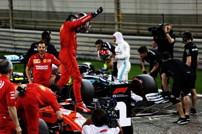 2019年F1第2戦バーレーンGP予選日　シャルル・ルクレール（フェラーリ）がポールポジションを獲得