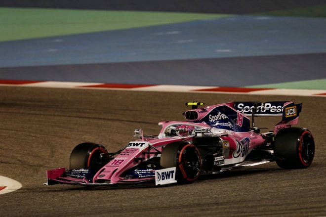 2019年F1第2戦バーレーンGP予選日　ランス・ストロール（レーシングポイント）