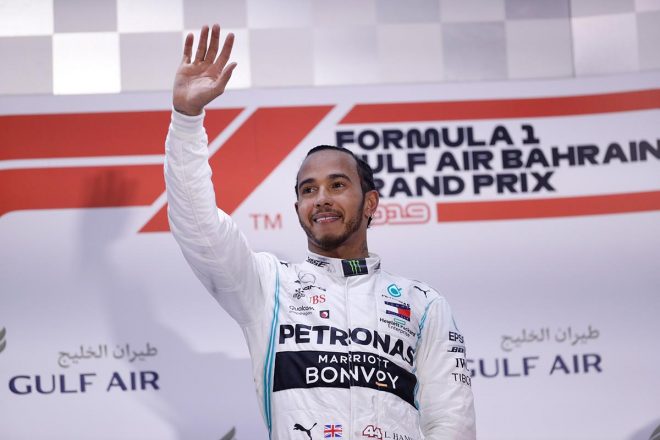 2019年F1第2戦バーレーンGP決勝　ルイス・ハミルトン（メルセデス）