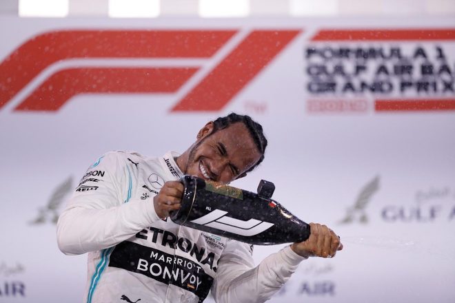 2019年F1第2戦バーレーンGP決勝　ルイス・ハミルトン（メルセデス）