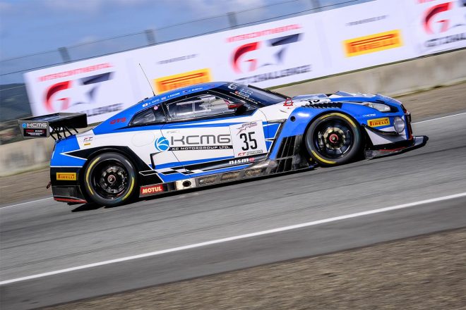 予選2番手から首位も走ったKCMGの35号車ニッサンGT-RニスモGT3