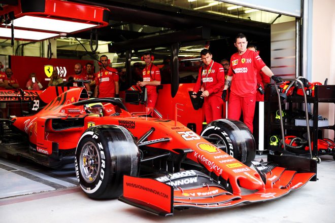 2019年バーレーンF1テスト初日　ミック・シューマッハー（フェラーリ）