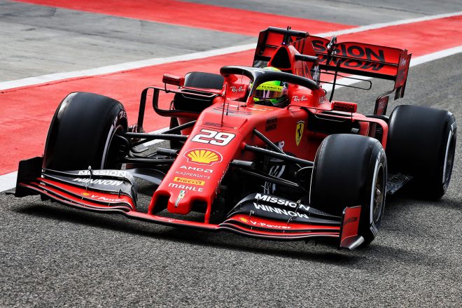 2019年バーレーンF1テスト初日　ミック・シューマッハー（フェラーリ）
