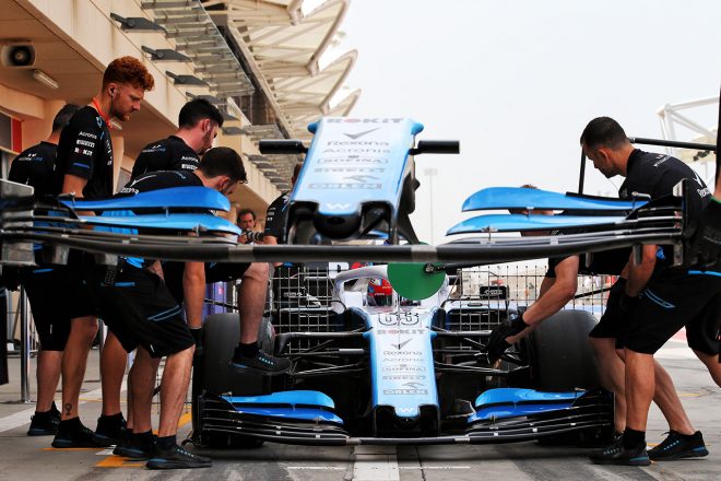 2019年バーレーンF1テスト初日　ジョージ・ラッセル（ウイリアムズ）