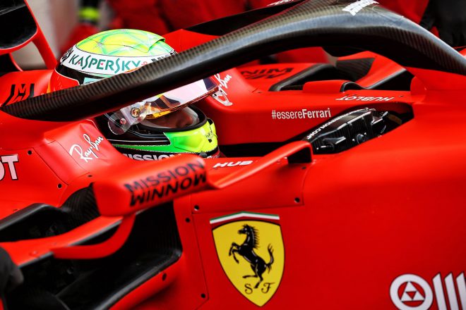 2019年バーレーンF1テスト初日　ミック・シューマッハー（フェラーリ）