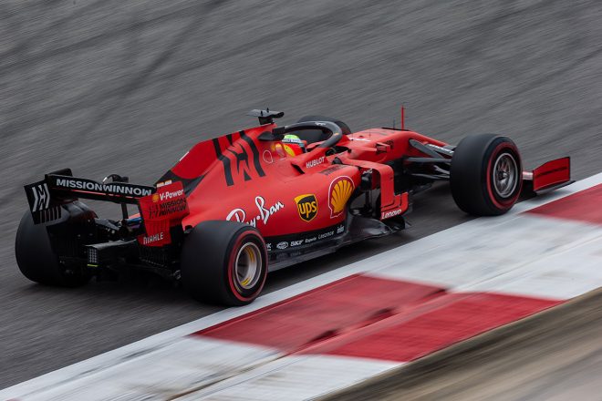 2019年バーレーンF1テスト初日　ミック・シューマッハー（フェラーリ）
