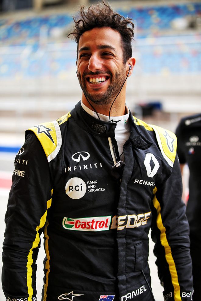 2019年バーレーンF1テスト初日　ダニエル・リカルド（ルノー）