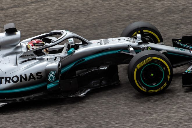 2019年バーレーンF1テスト初日　ルイス・ハミルトン（メルセデス）