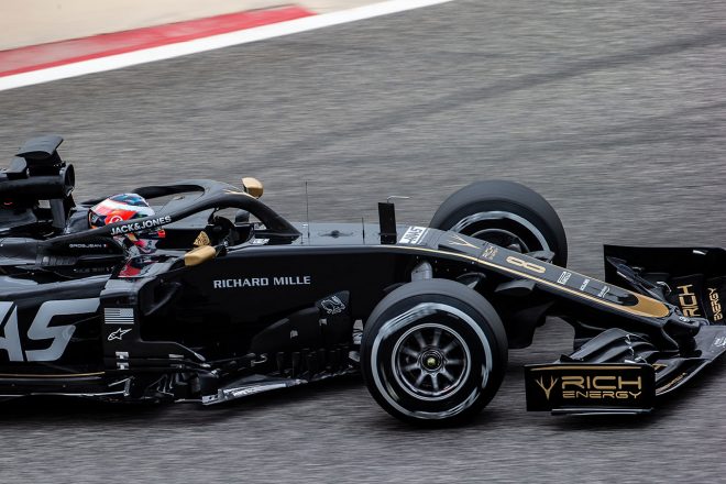 2019年バーレーンF1テスト初日　ロマン・グロージャン（ハース）