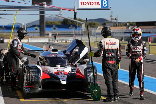 トヨタのポール・リカールテストの様子 Day2トヨタのポール・リカールテストの様子 Day2
