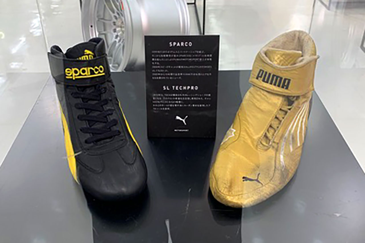 初期のプーマ×スパルコのスピードキャット、実際にレースで使用されたSL TECH PRO