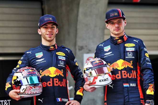 2019年F1第3戦中国GP　マックス・フェルスタッペン、ピエール・ガスリー