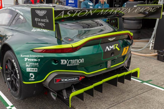 D’station Vantage GT3はリヤディフューザーも特徴的／2019スーパー第1戦岡山