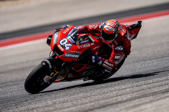 フリー走行1回目で4番手につけたドヴィツィオーゾ