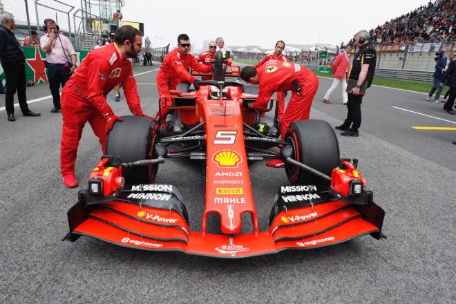 2019年F1第3戦中国GP　セバスチャン・ベッテル（フェラーリ）