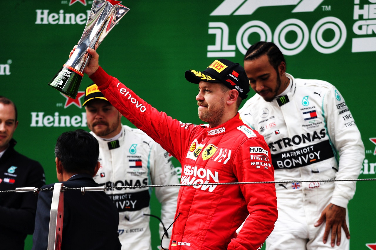 2019年F1第3戦中国GP　セバスチャン・ベッテル（フェラーリ）