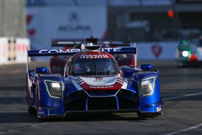 オープニングラップでクラッシュを喫しそのままリタイアとなった54号車ニッサンDPi