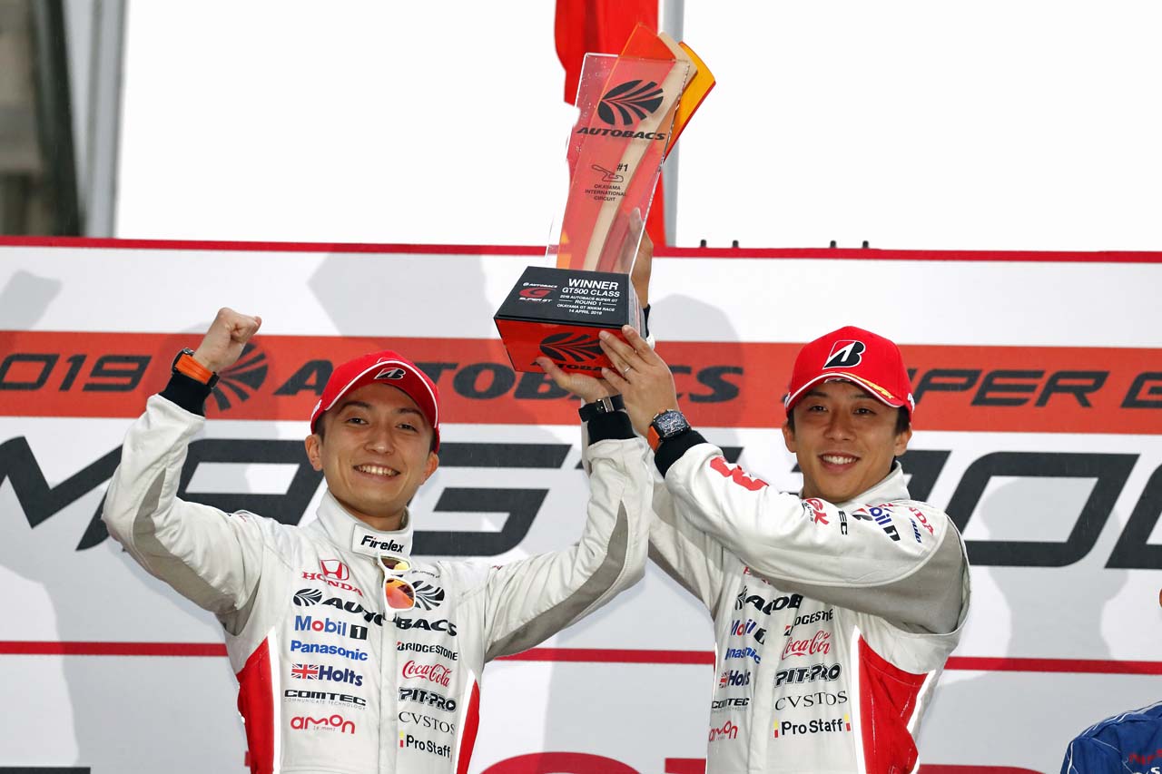 2019開幕戦岡山を制したARTAの野尻智紀（左）と伊沢拓也（右）