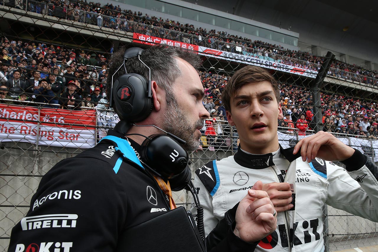 2019年F1中国GP　ジョージ・ラッセル（ウイリアムズ）