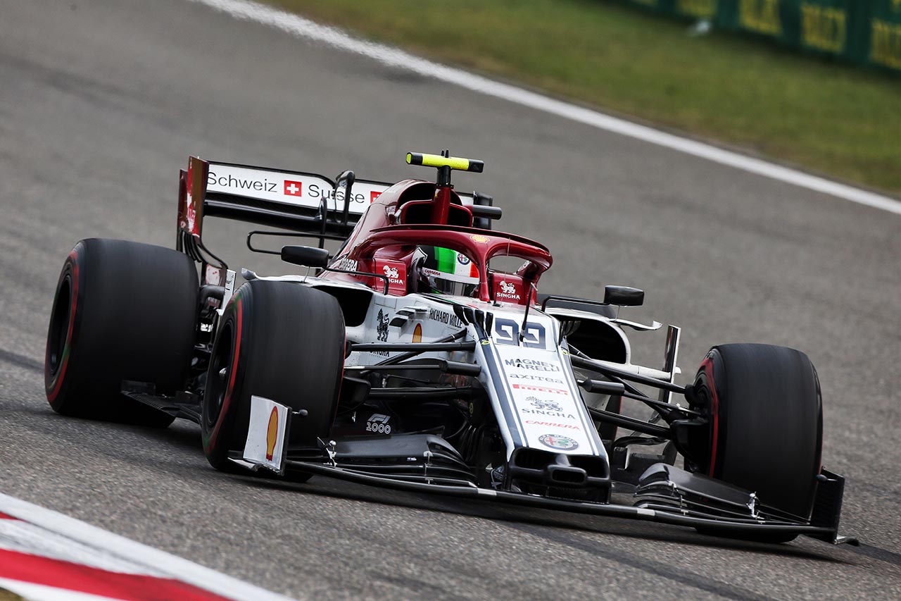 2019年F1中国GP　アントニオ・ジョビナッツィ（アルファロメオF1）