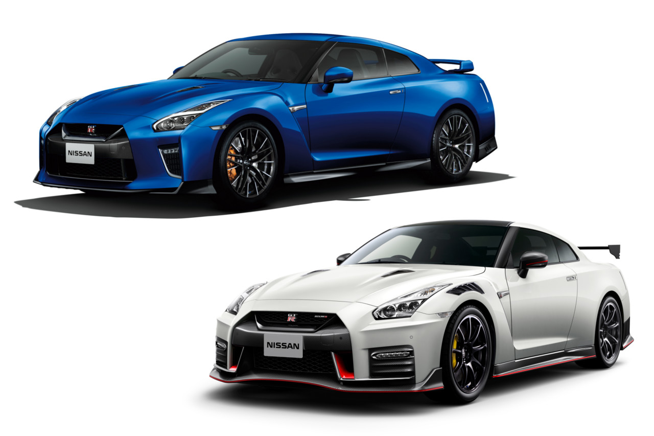 ニッサンGT-R 2020年モデル（左上）、ニッサンGT-R NISMO（右下）