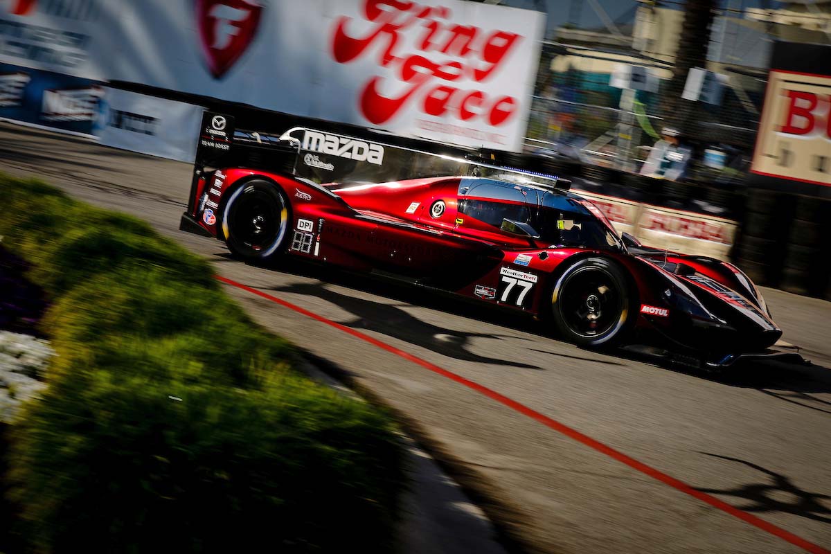 地元カリフォルニアで4位入賞を果たした77号車マツダRT24-P