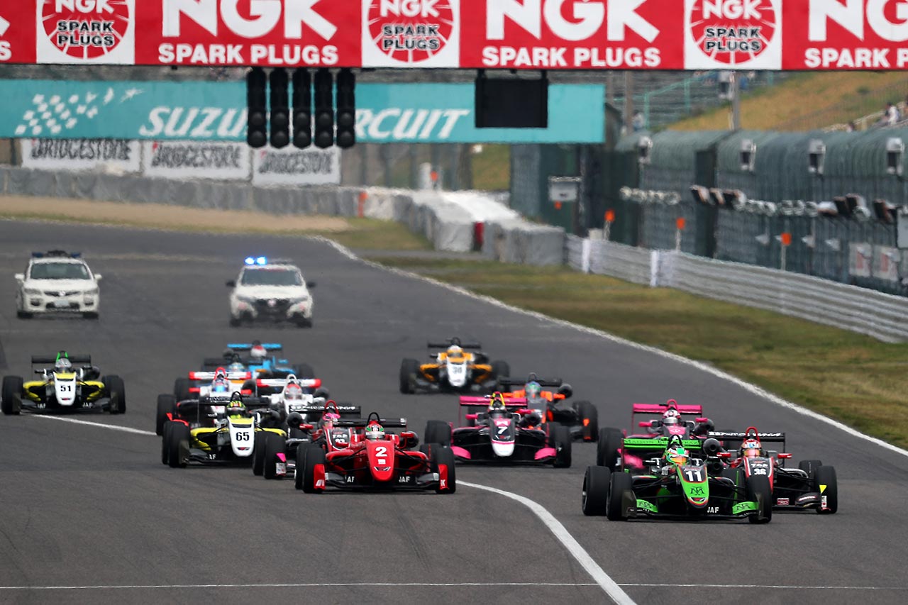 全日本F3選手権第1戦鈴鹿の表彰台