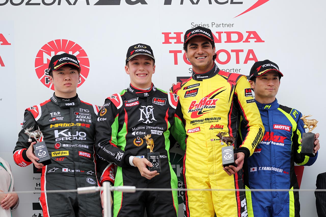 全日本F3選手権第1戦鈴鹿　表彰台