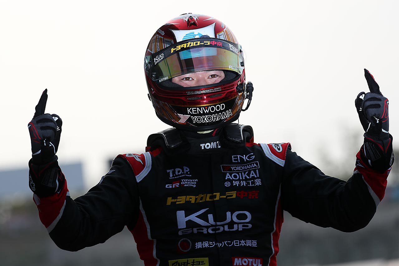 全日本F3選手権第2戦鈴鹿を制した宮田莉朋（カローラ中京 Kuo TOM'S F317）