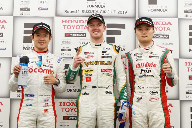2019スーパーフォーミュラ第1戦鈴鹿 決勝トップ3会見