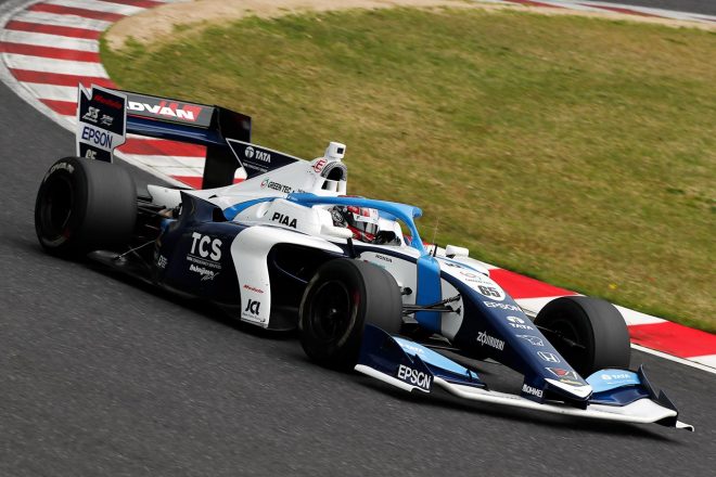 2019年のスーパーフォーミュラ第1戦でポールポジションを獲得した牧野任祐（TCS NAKAJIMA RACING）