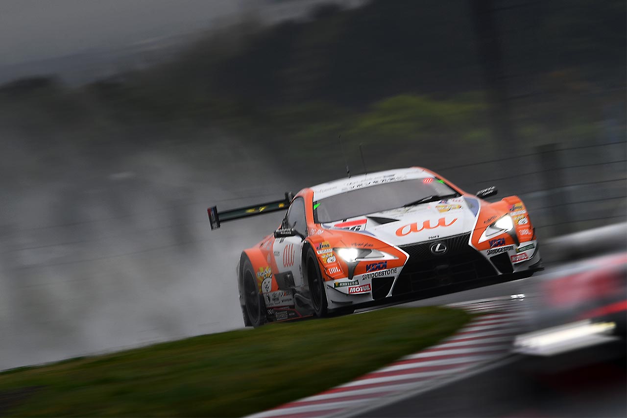 スーパーGT鈴鹿メーカーテストの初日トップタイムをマークしたau TOM'S LC500