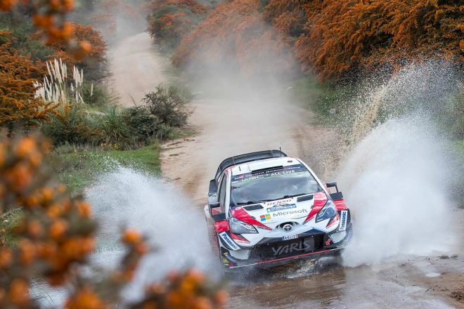 2018年に行われたラリー・アルゼンティーナ。ウォータースプラッシュも数多く設定されている