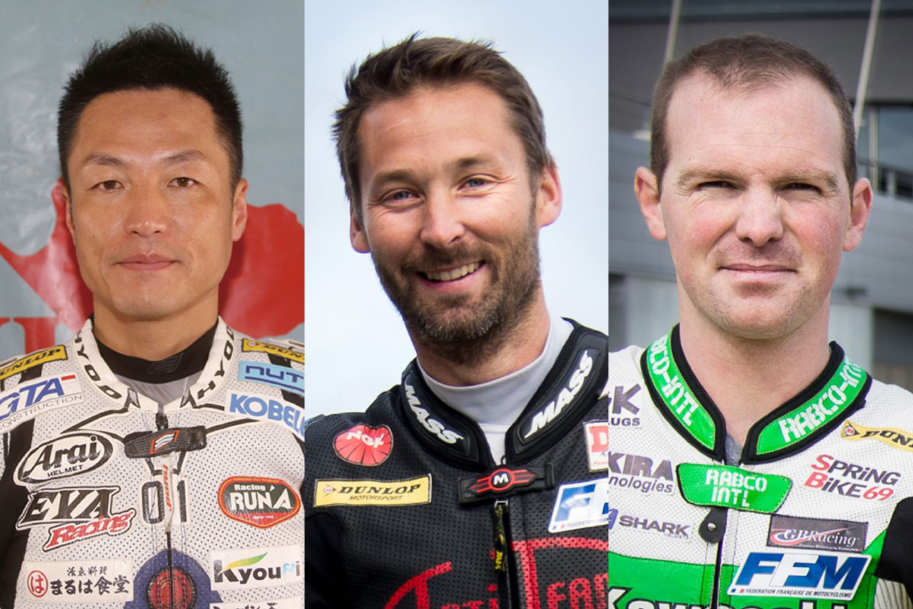 左から出口修、ジュリアン・エンジョラス、ケビン・デニス