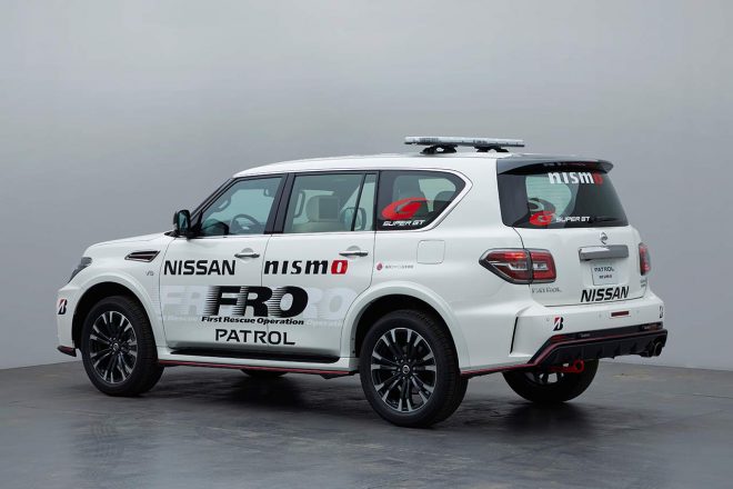 スーパーGTにFRO車両として提供されるニッサン・パトロールNISMO