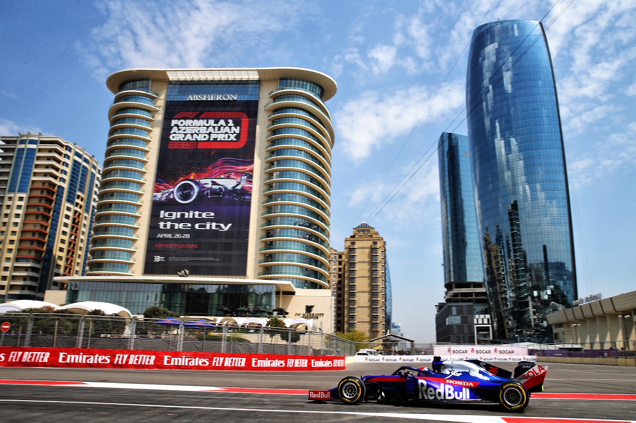 2019年F1第4戦アゼルバイジャンGP　ダニール・クビアト（トロロッソ・ホンダ）