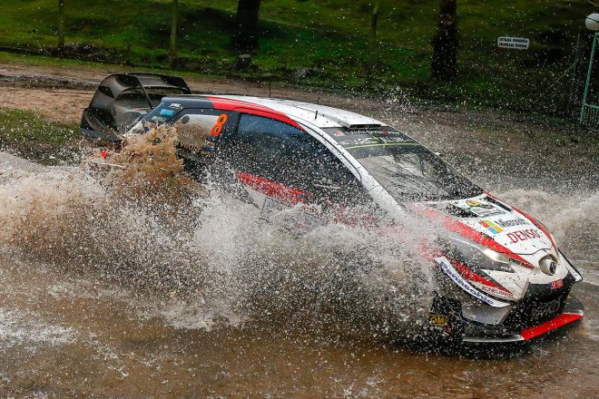 オット・タナクがドライブするトヨタ・ヤリスWRC