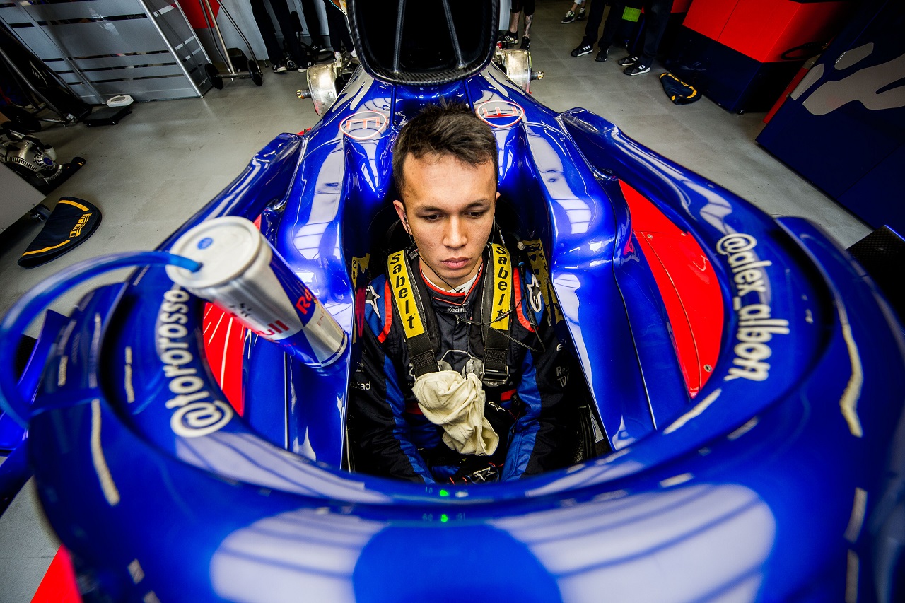 2019年F1第4戦アゼルバイジャンGP　アレクサンダー・アルボン（トロロッソ・ホンダ）