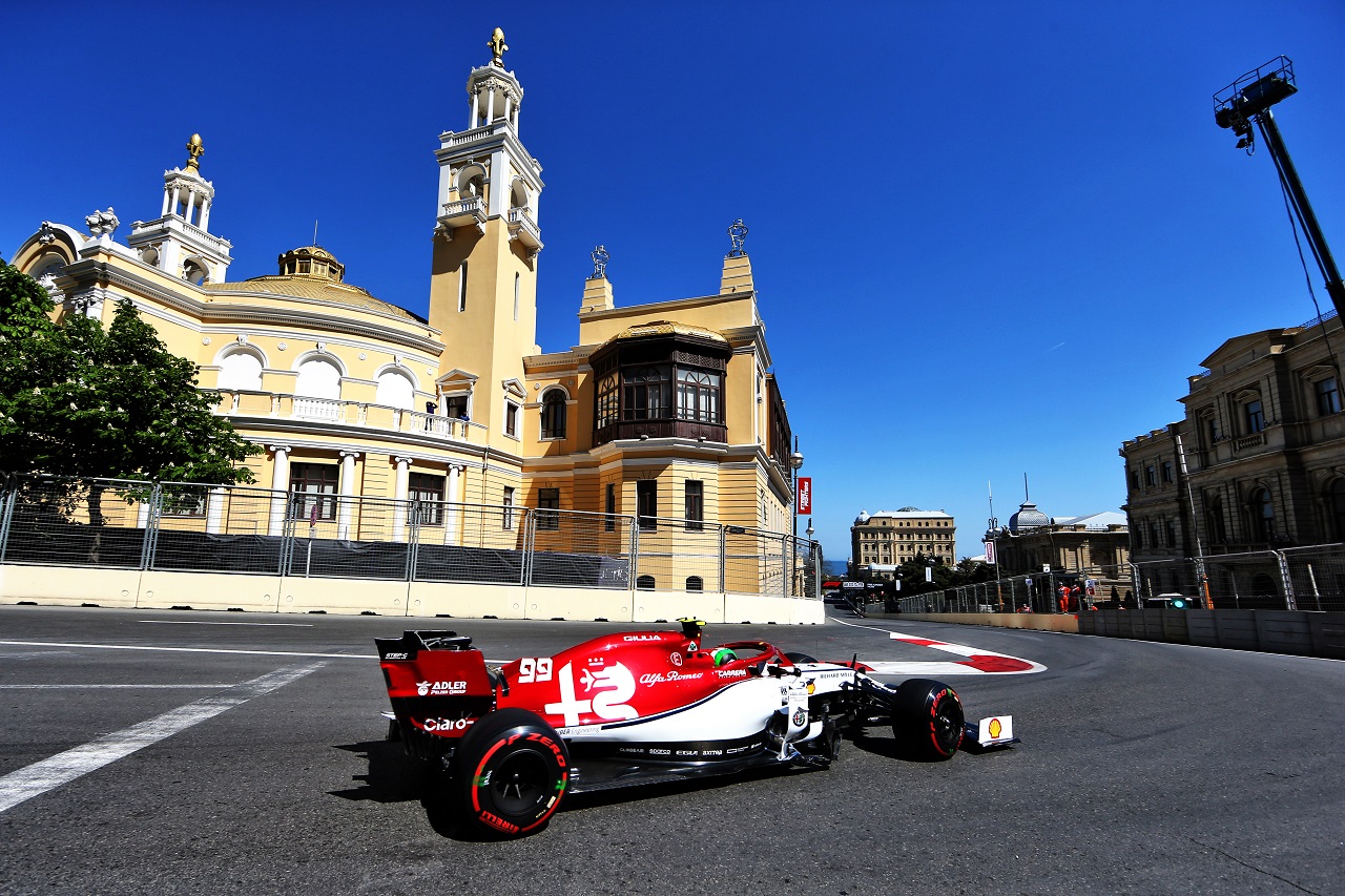 2019年F1第4戦アゼルバイジャンGP　アントニオ・ジョビナッツィ（アルファロメオ）