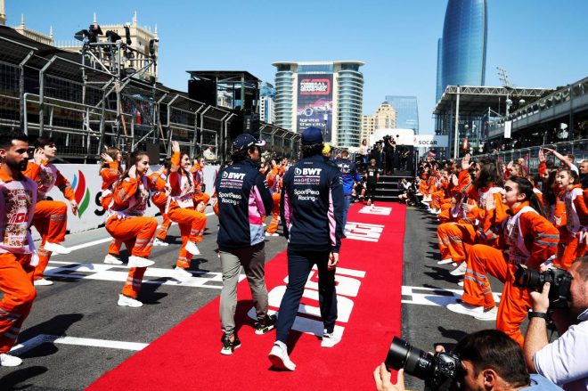 2019年F1第4戦アゼルバイジャンGP　セルジオ・ペレス、ランス・ストロール