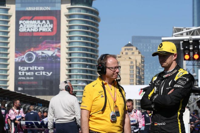 2019年F1第4戦アゼルバイジャンGP　ニコ・ヒュルケンベルグ（ルノー）