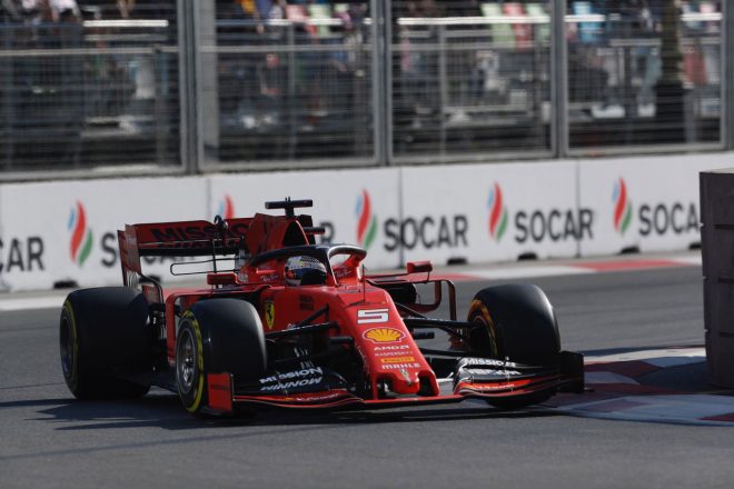 2019年F1第4戦アゼルバイジャンGP　セバスチャン・ベッテル（フェラーリ）