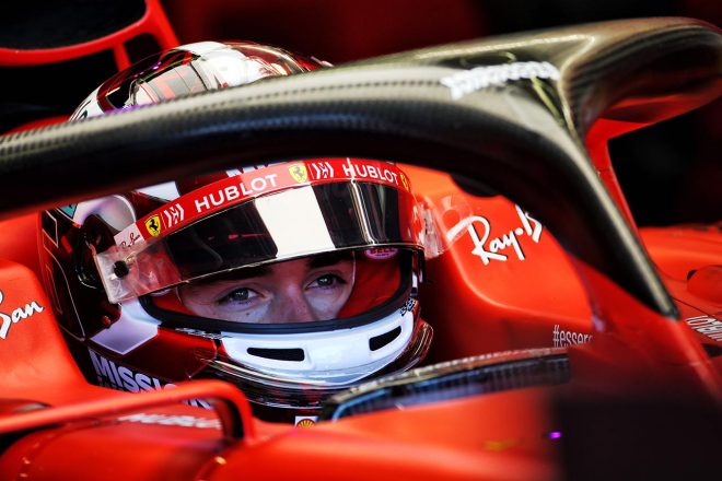 2019年F1第4戦アゼルバイジャンGP　シャルル・ルクレール（フェラーリ）